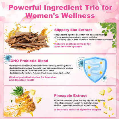 women's probiotic+slippery ELM